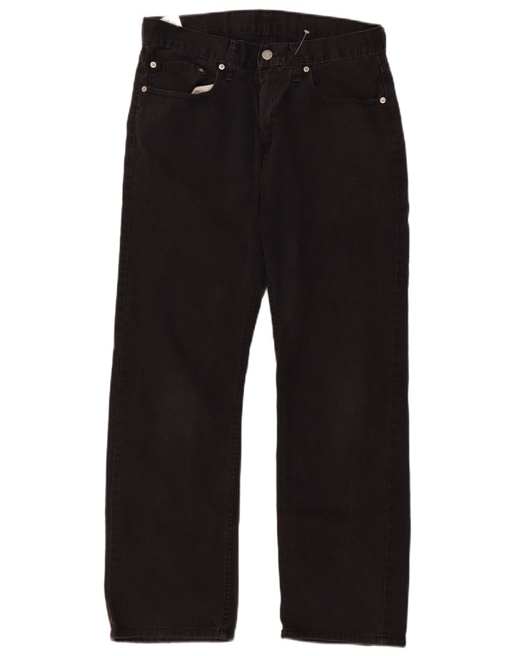 LEVI'S Herre 514 Straight Jeans W32 L30 Sort Bomuld