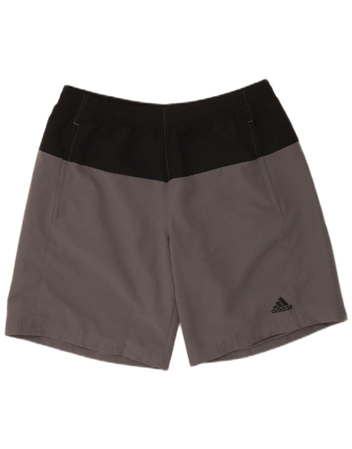 Adidas Sportsshorts til mænd Large Grå Colourblock Polyester