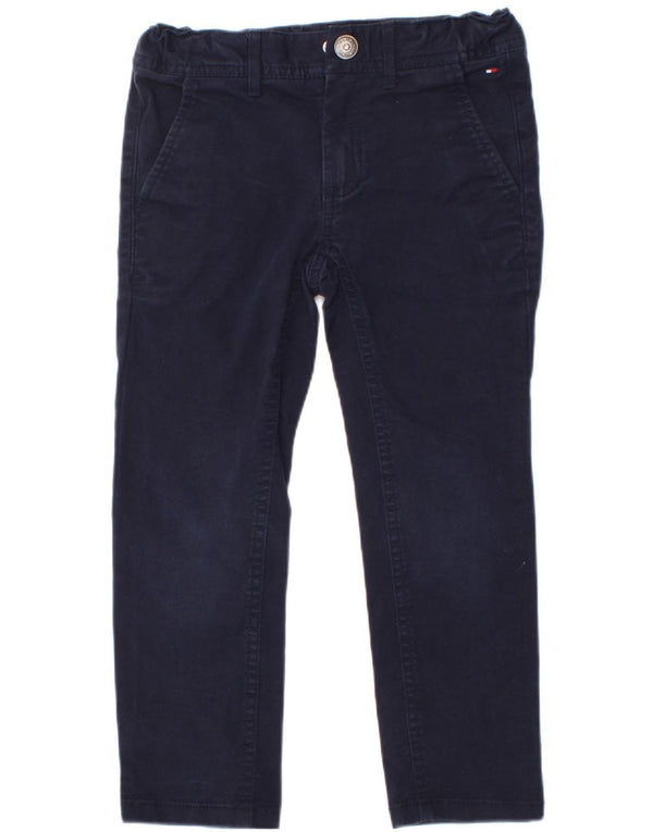 Tommy Hilfiger drenge lige chinobukser 5-6 år W22 L18 marineblå