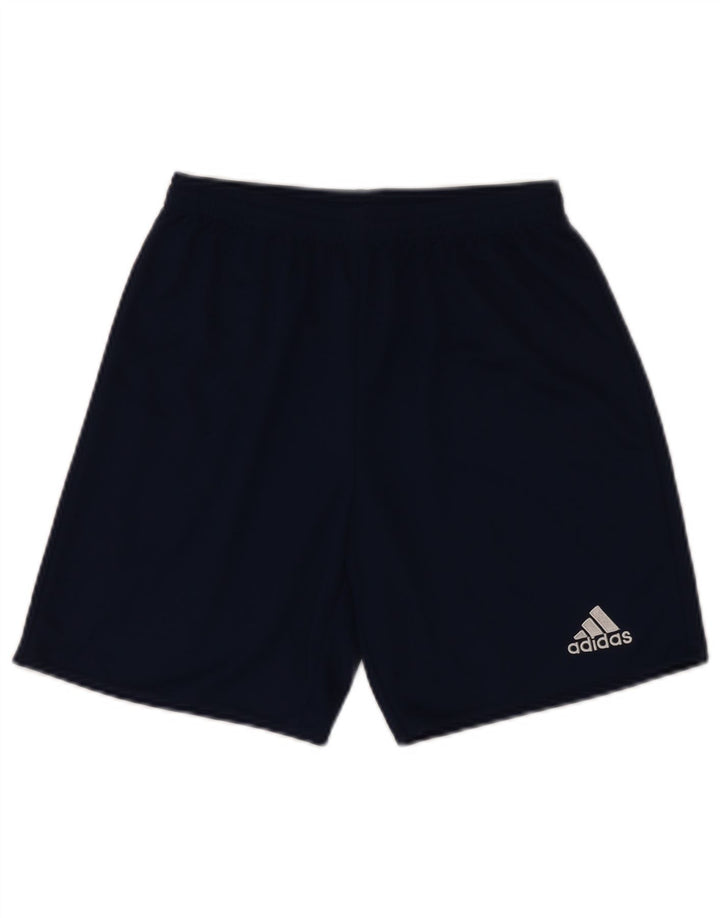 ADIDAS drenge Climalite sportsshorts 15-16 år marineblå polyester