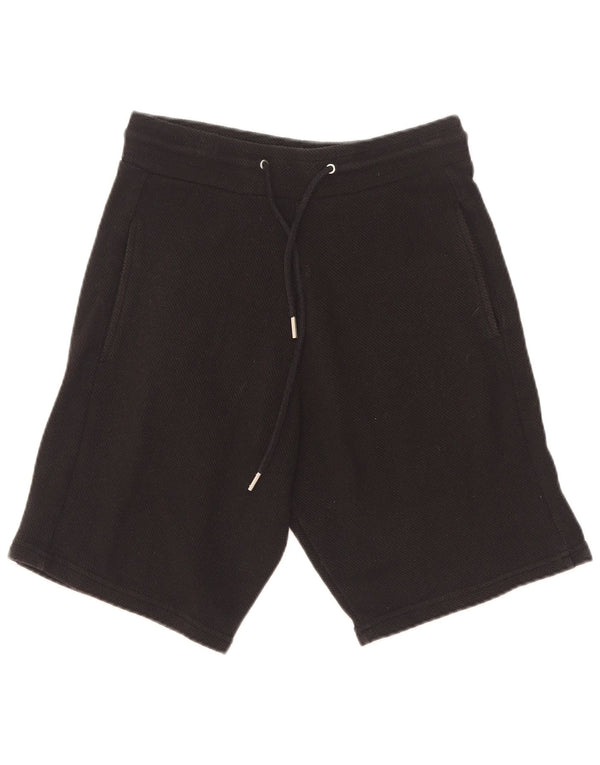 Zara Sportsshorts til kvinder UK 10 Small Black Bomuld