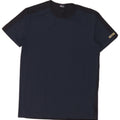 Fila Dame T-Shirt Top UK 12 Medium Navy Blue Polyamid