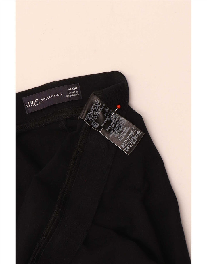 Marks & Spencer Womens Leggings UK 14 Large Black Bomuld