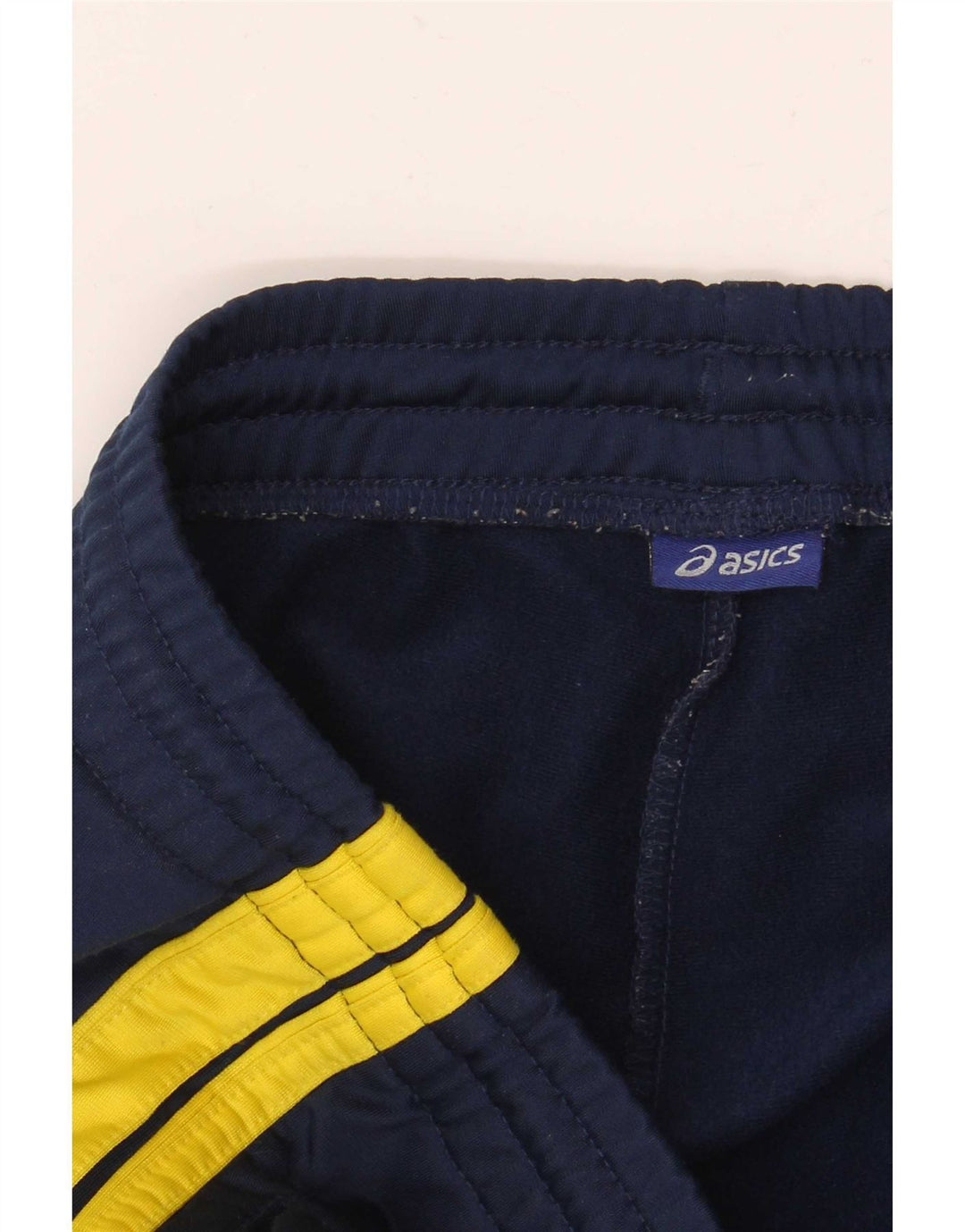 Asics Træningsdragt bukser til mænd Small Navy Blue Colourblock Polyester
