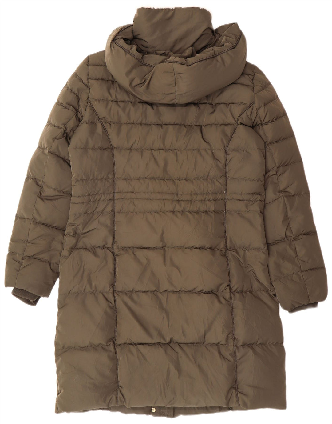 Vero Moda Dame Hætte Polstret Frakke Stor Khaki Polyester Vinter