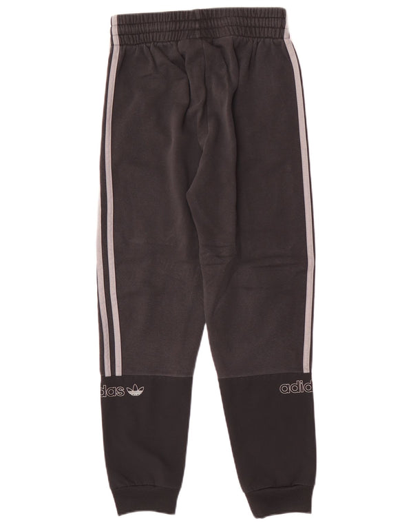 Adidas Drenge Træningsdragt Bukser Joggers 11-12 år Sort Colourblock