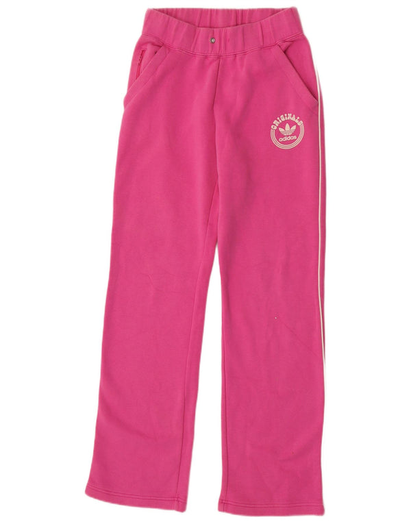 Adidas Træningsdragtsbukser til kvinder EU 34 Small Pink Bomuld