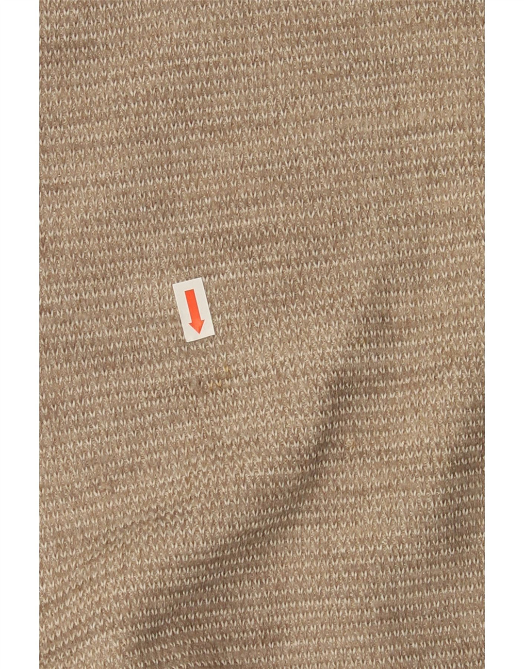 Marks & Spencer Herre V-hals sweater Small Beige Colourblock Akryl