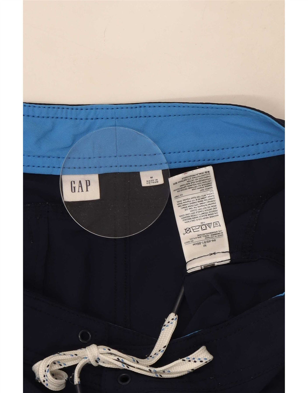 Gap Badeshorts til mænd Medium marineblå nylon
