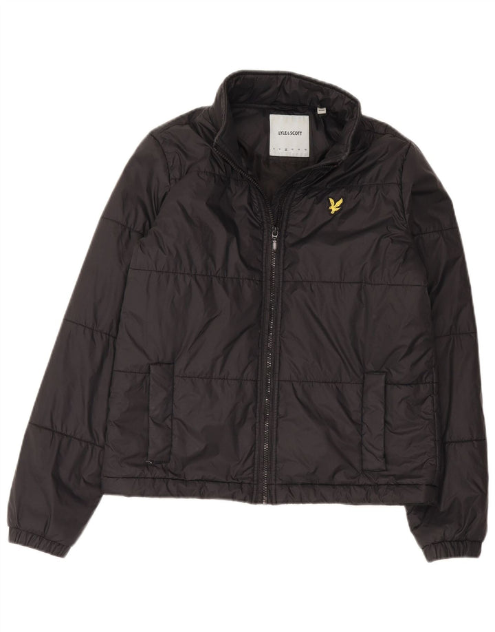 Lyle & Scott drenge polstret jakke 9-10 år sort nylon