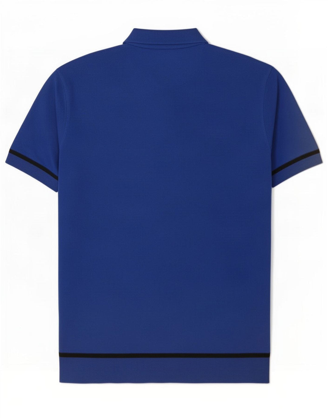 Massimo Dutti Herre Polo Shirt Stor Blå Stribet