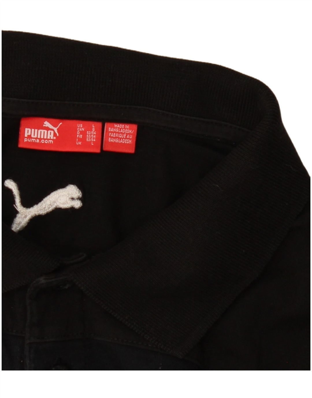 Puma herre poloskjorte stor sort bomuld