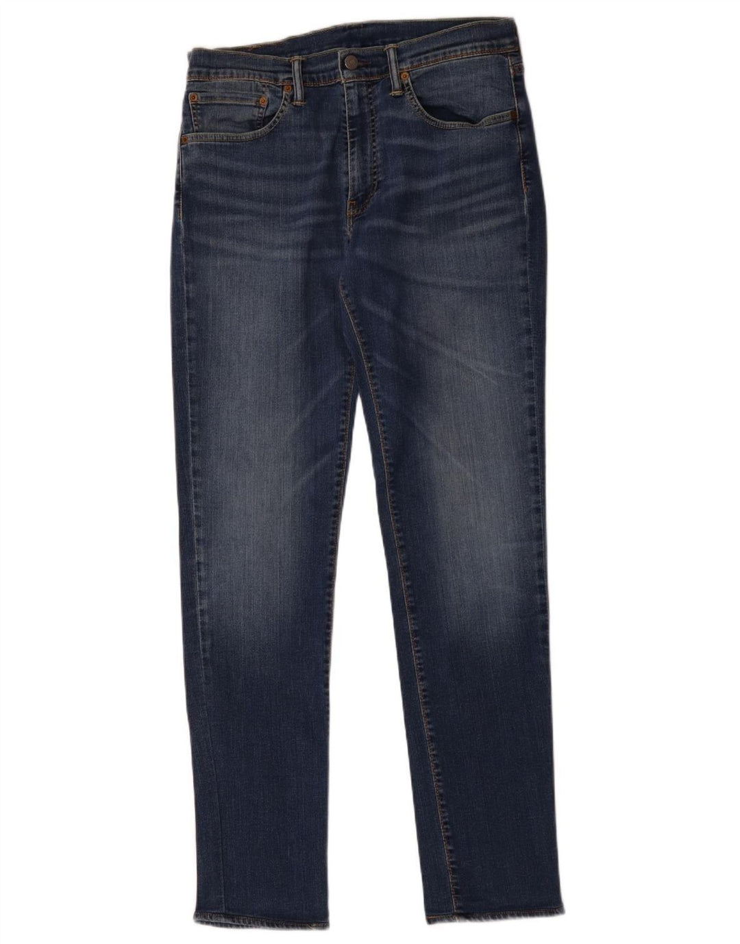 Levi's Herre 511 Slim Jeans W34 L36 Marineblå Bomuld