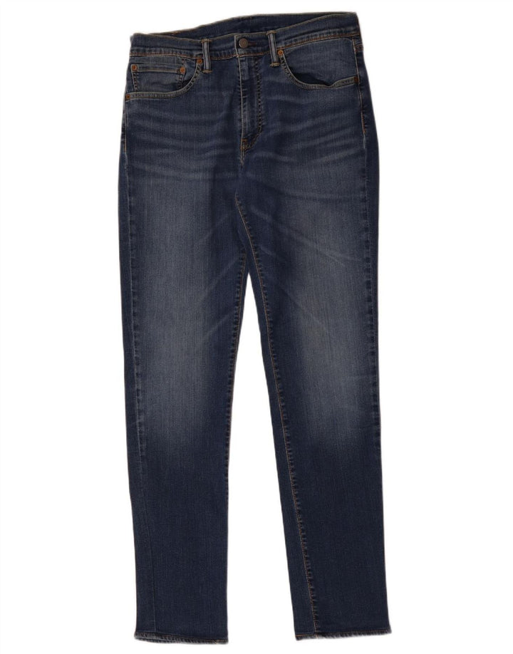 Levi's Herre 511 Slim Jeans W34 L36 Marineblå Bomuld