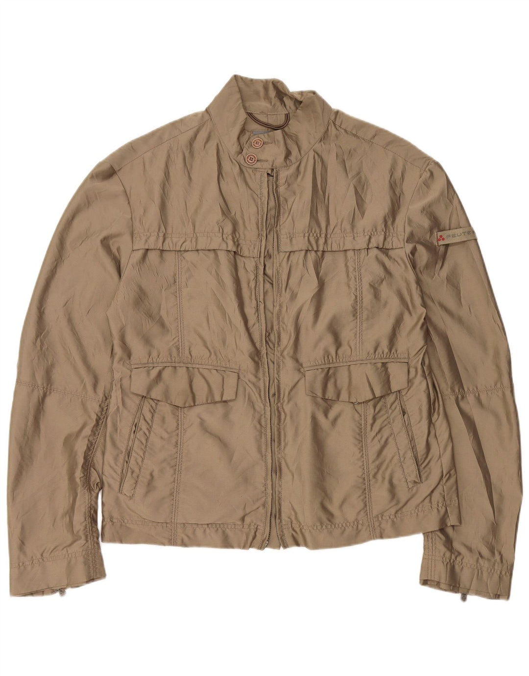 PEUTEREY Womens Bomber Jacket UK 20 2XL Grøn Polyester