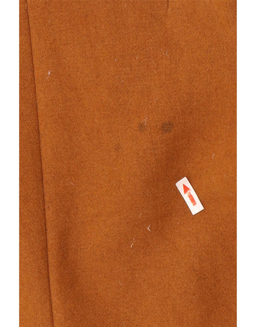 Zara Dame Trafaluc Overfrakke UK 10 Lille Brun Uld