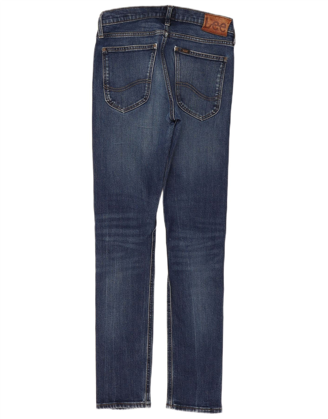 LEE Dame Luke Slim Jeans W28 L32 Blå Bomuld