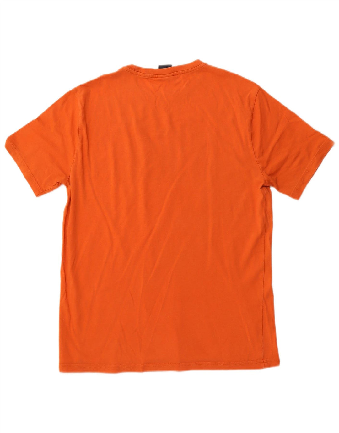 NORTH SAILS Mens Graphic T-Shirt Top Medium Orange Colourblock Cotton