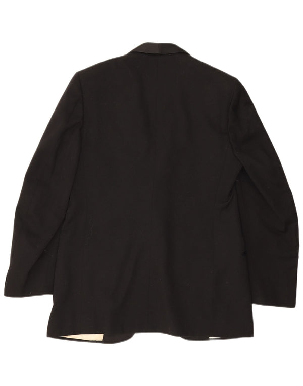 Vintage Herre 1 Knap Blazer Jacket UK 40 Large Black