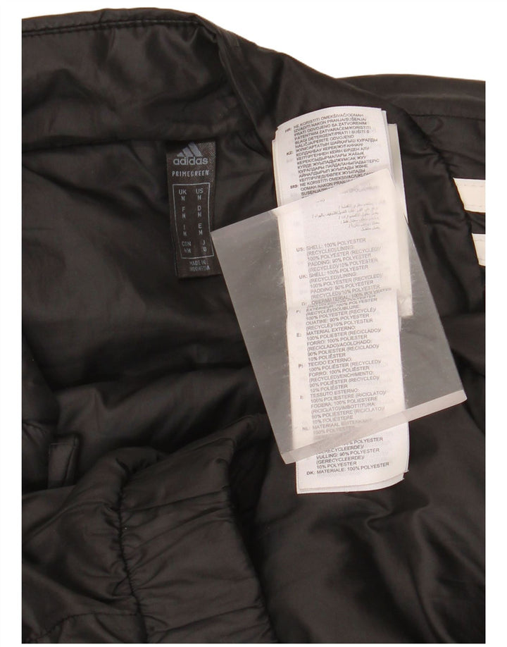 Adidas Herre Primegreen Polstret Jakke UK 38 Medium Sort Polyester