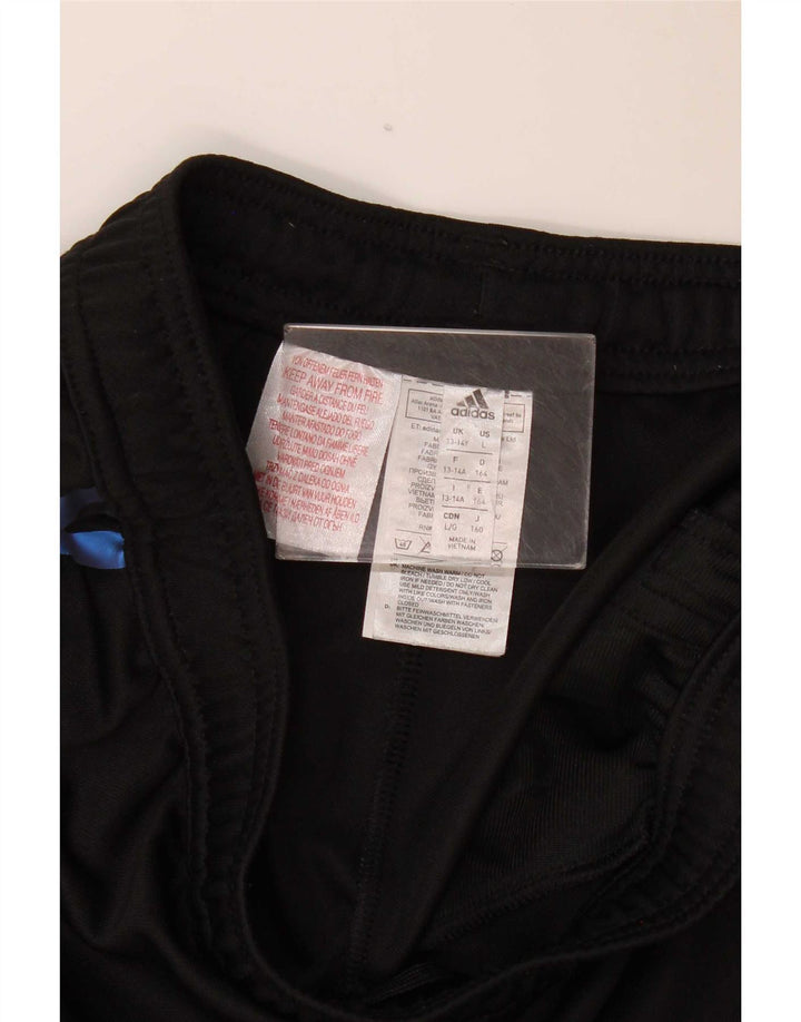 Adidas Boys Climacool Tracksuit Bukser 13-14 år Sort polyester