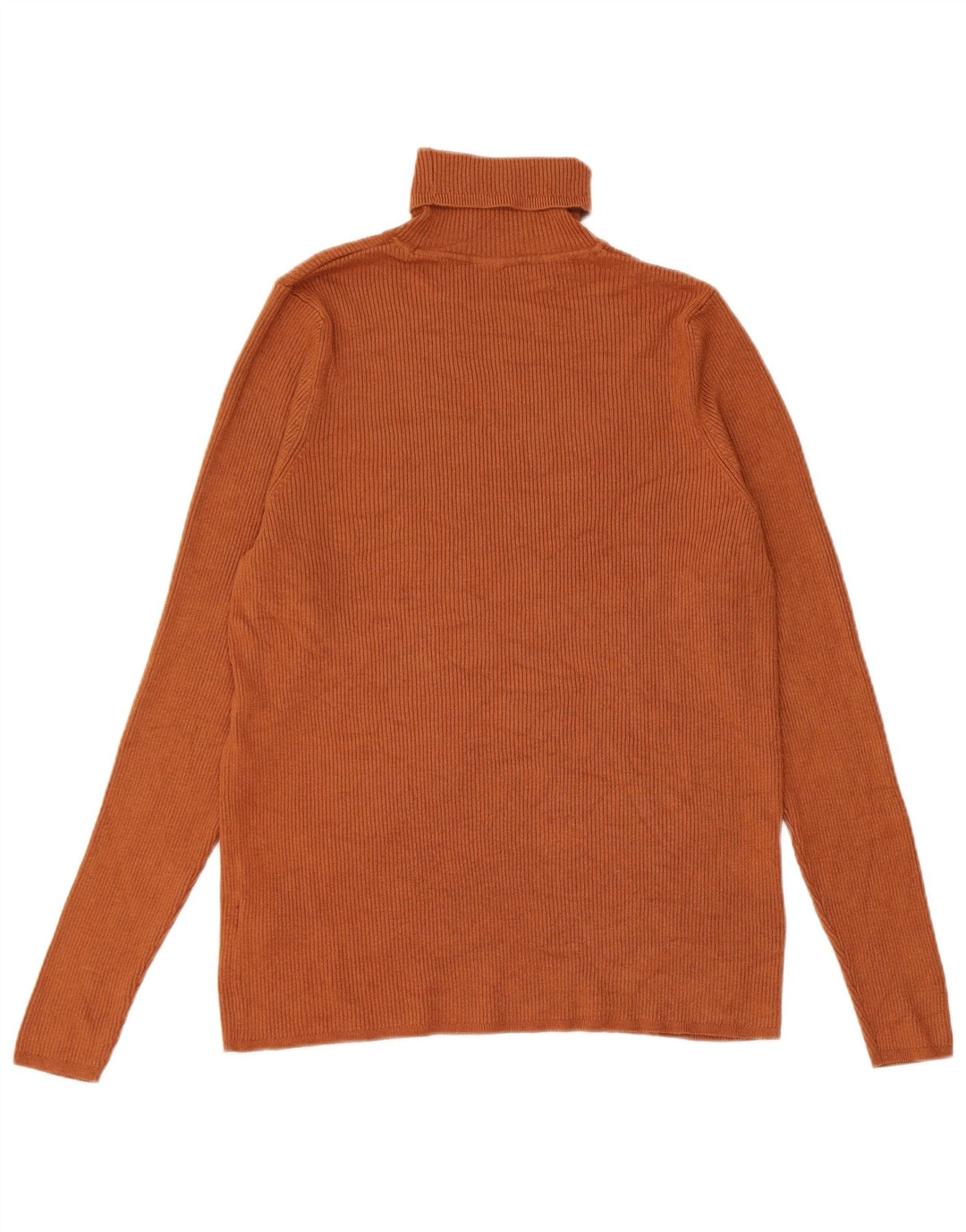 Marks & Spencer Dame Rullehals Sweater UK 20 2XL Brun Viscose