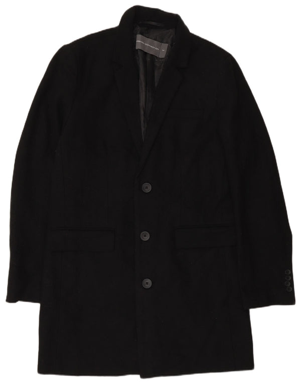 French Connection Herre Overfrakke UK 38 Medium Sort Uld