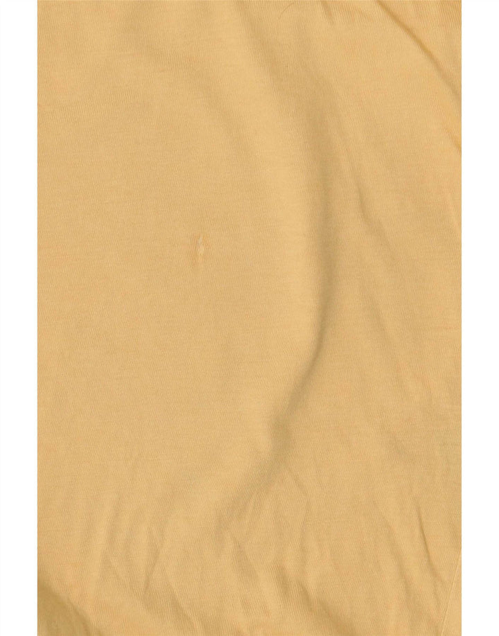Vans Herre Custom Fit Grafisk T-Shirt Top Stor Gul Bomuld