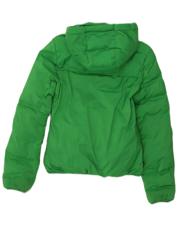 Superdry Polstret hættejakke til kvinder UK 8 Lille grøn polyester