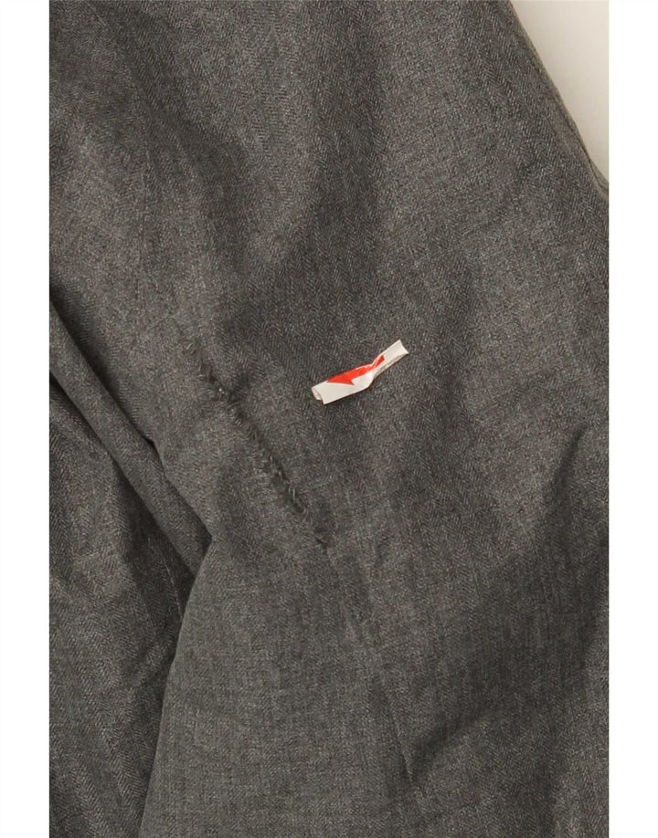 The North Face Dame Hætte Polstret Frakke UK 16 Large Grå Polyester