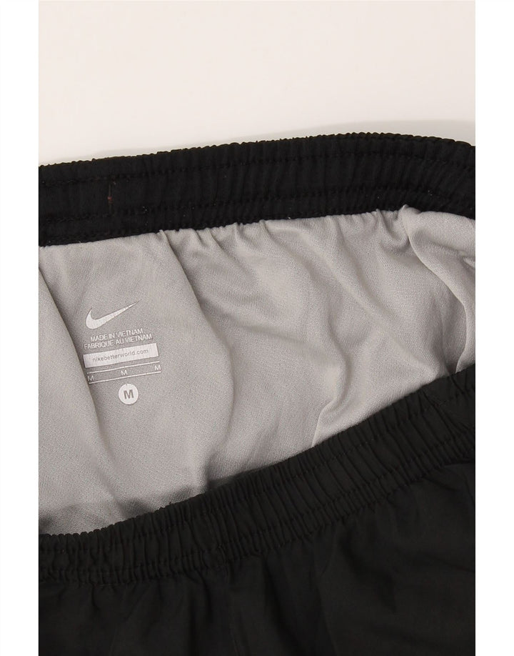 NIKE Womens Sport Shorts UK 12 Medium  Black Polyester Vintage Nike and Second-Hand Nike from Messina Hembry 