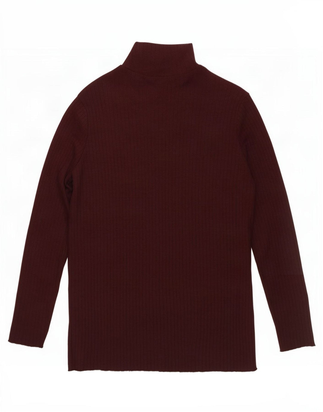Zara Dametop Langærmet UK 16 Stor Brun Polyester