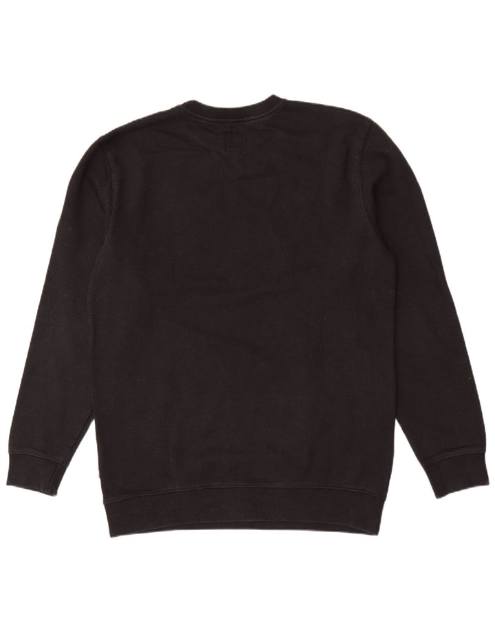 Vans Herre Grafisk Sweatshirt Jumper Stor Sort Bomuld