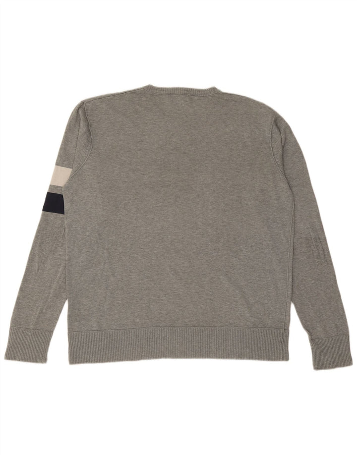 WOOLRICH Herre sweater med rund hals 2XL Grå