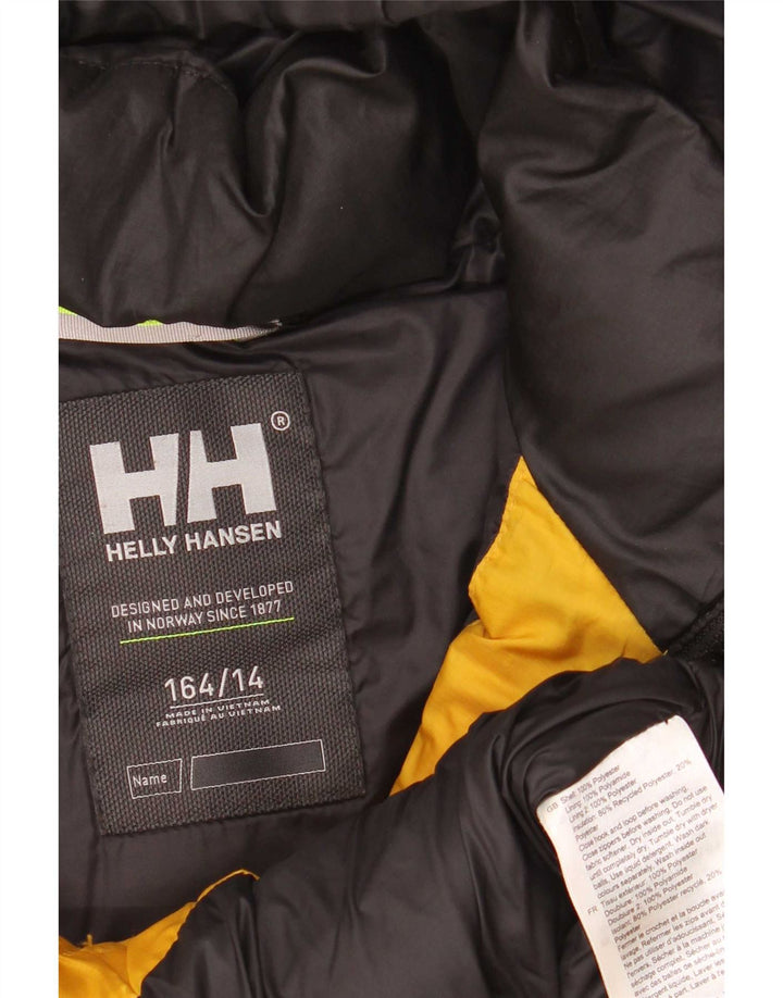 Helly Hansen Drenge Hættejakke 13-14 år Gul Colourblock