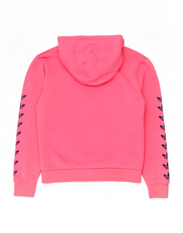 Adidas Grafisk hættetrøje til piger 12-13 år Pink Bomuld