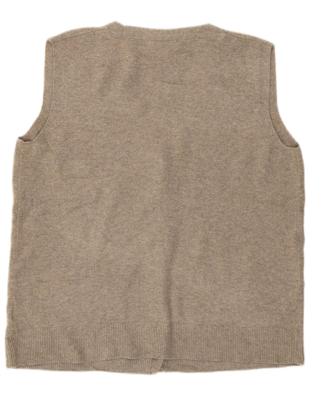 Marks & Spencer Dame ærmeløs cardigan sweater UK 16 Large Grey