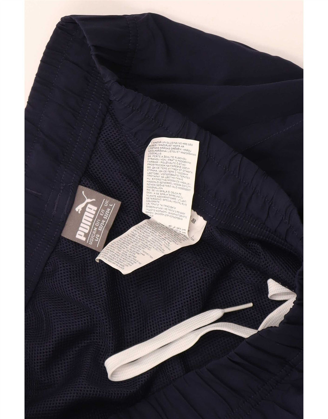 Puma Herre træningsdragt Bukser Joggers Large Navy Blue Polyester