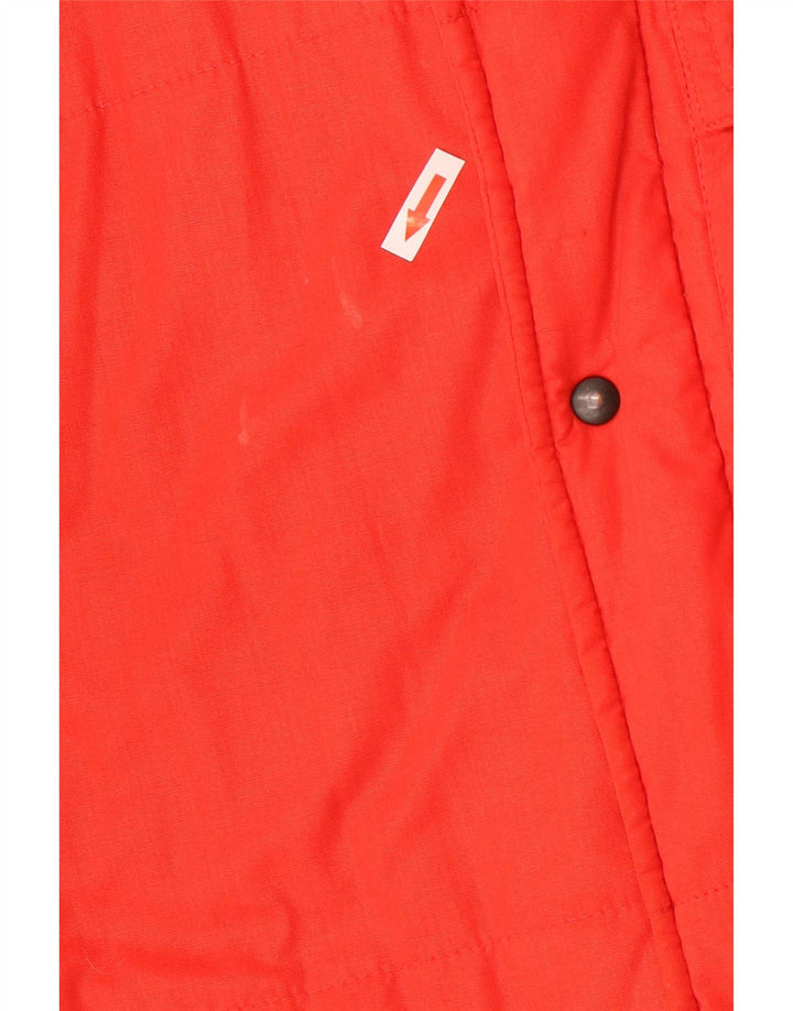 Wrangler Polstret hættejakke til kvinder UK 20 2XL Rød Colourblock