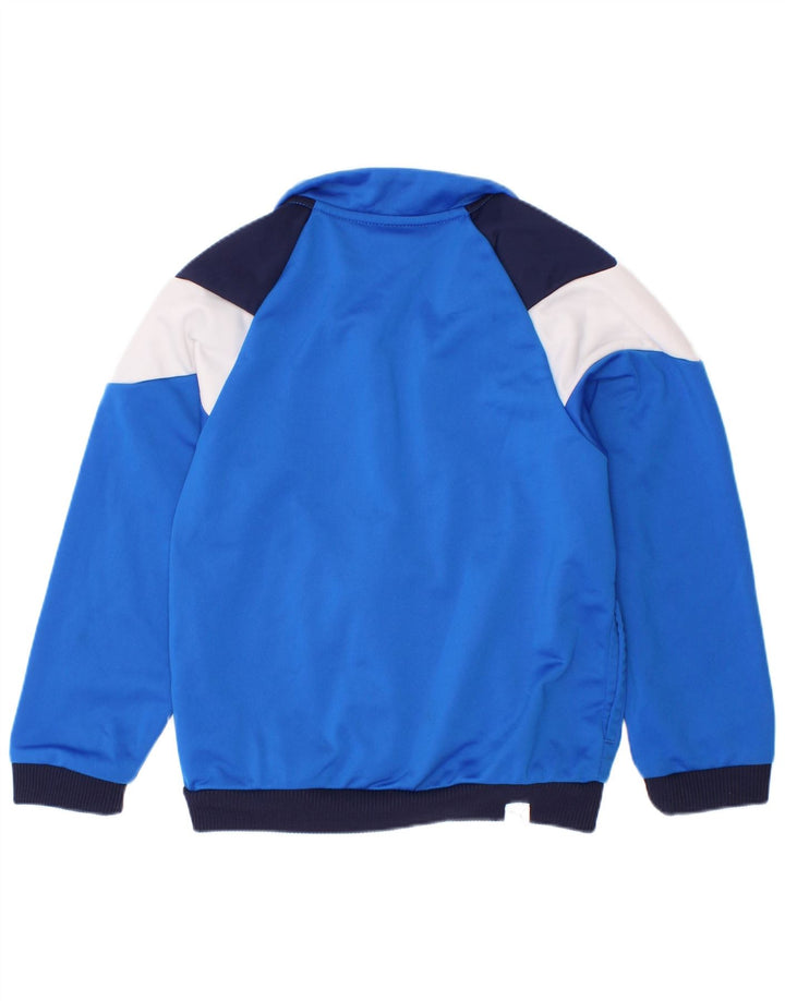 Puma drenge grafisk træningsdragt topjakke 3-4 år Blå Colourblock Polyester