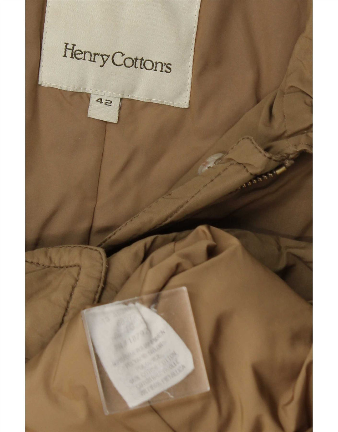 Henry Cottons Dame Bælte Utility Jacket IT 42 Medium Khaki Polyamid