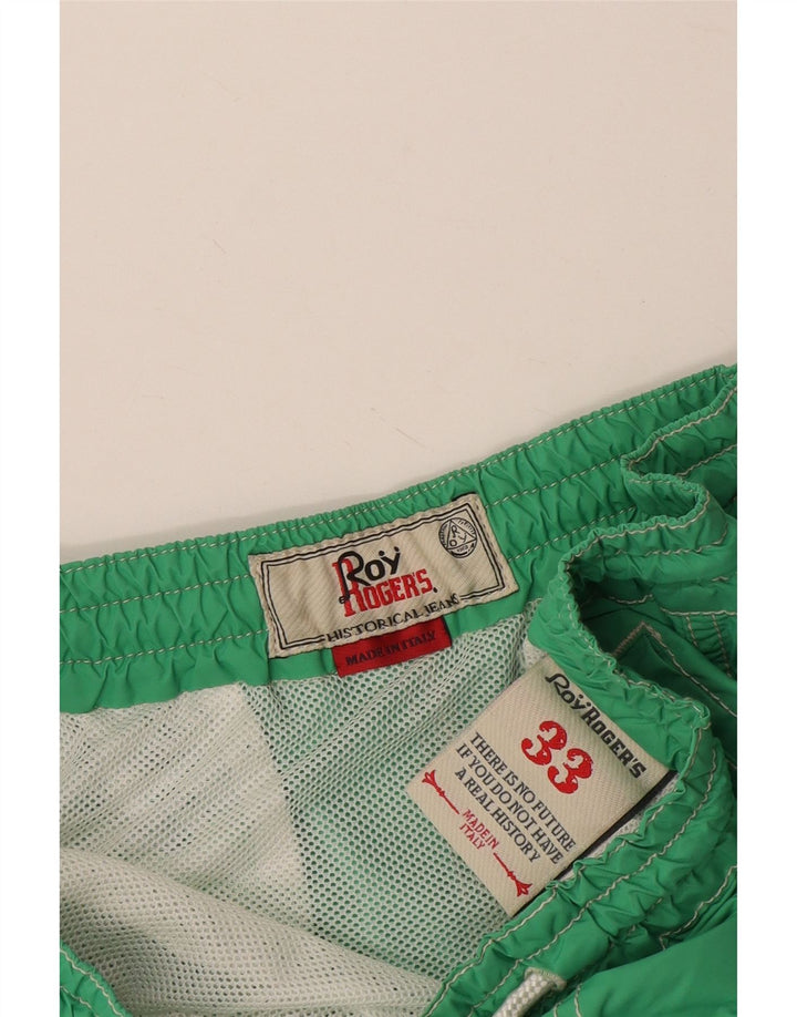 Roy Rogers Badeshorts til mænd Stor grøn polyamid