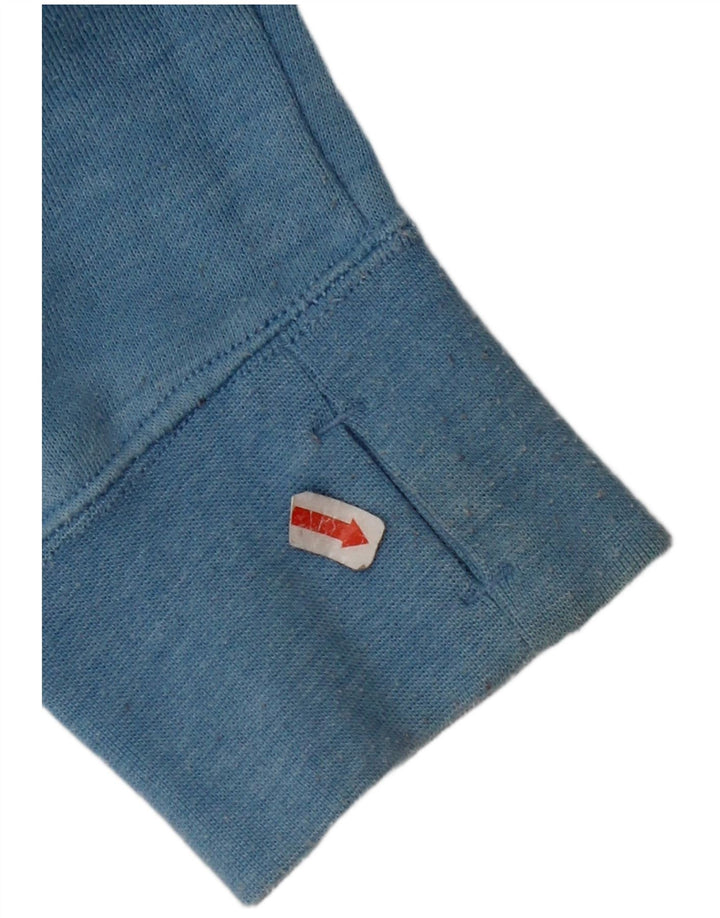 HURLEY Dame California Grafisk Hættetrøje Jumper UK 14 Medium Blue Polyester