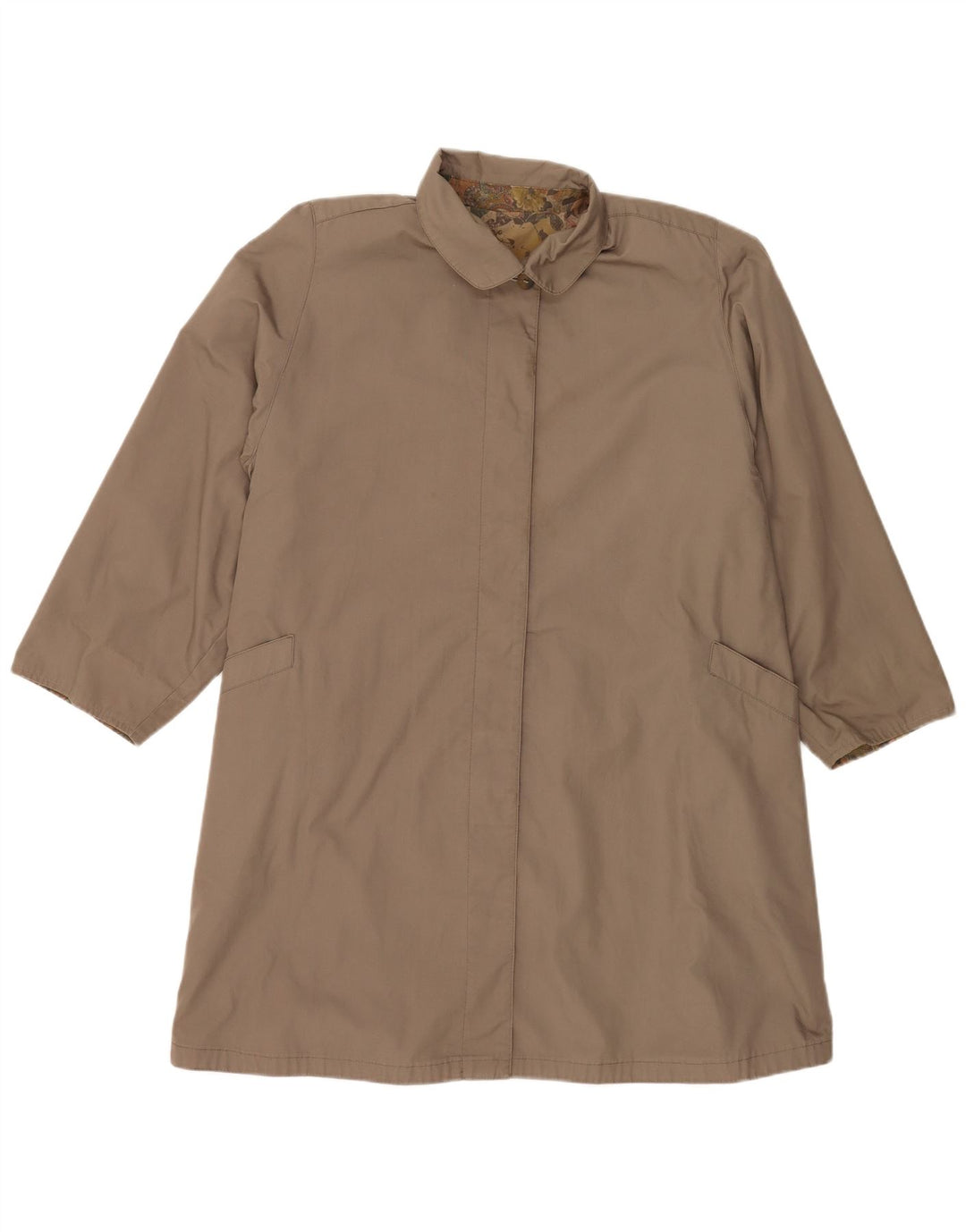 Vintage vendbar trenchcoat til kvinder DK 20 2XL Beige