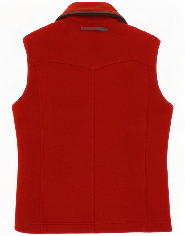 Musto Mens Fleece Gilet UK 38 Medium Red Polyester