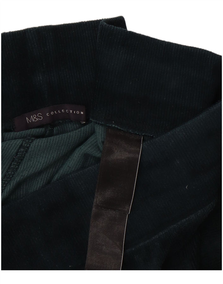 Marks & Spencer Dame Velour Leggings UK 16 Large Green