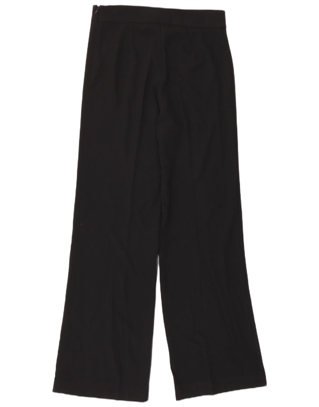 Zara Kvinder Casual Bukser med brede ben Medium W30 L33 Sort Polyester