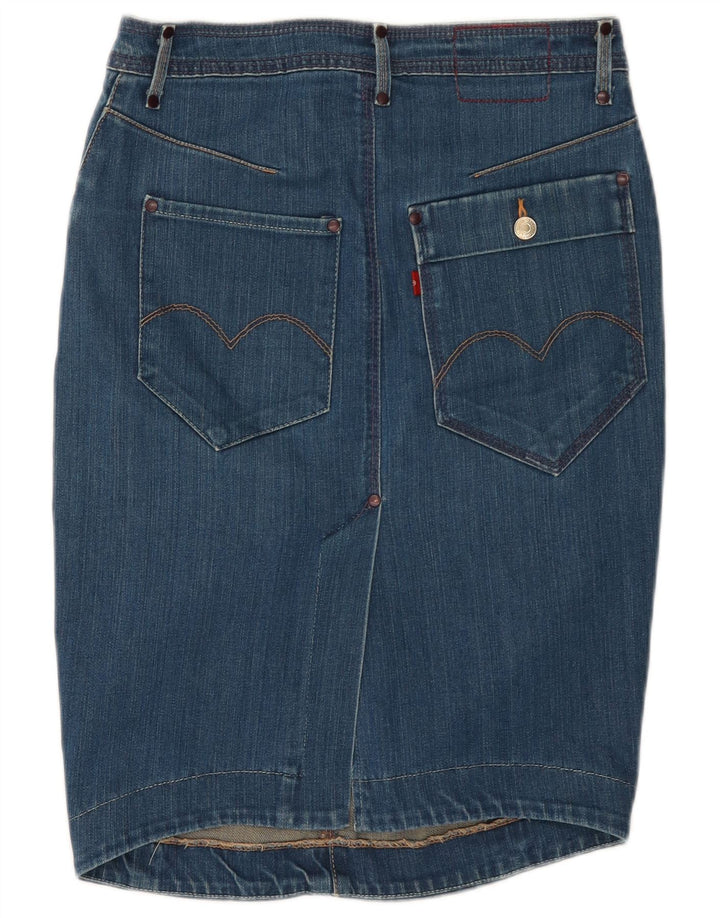 Levi's Dame-denimnederdel W28 Medium Blue Bomuld