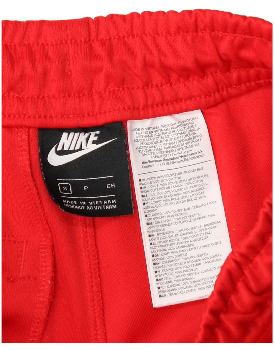 Nike Træningsdragt bukser til mænd Joggers Lille rød Colourblock Polyester