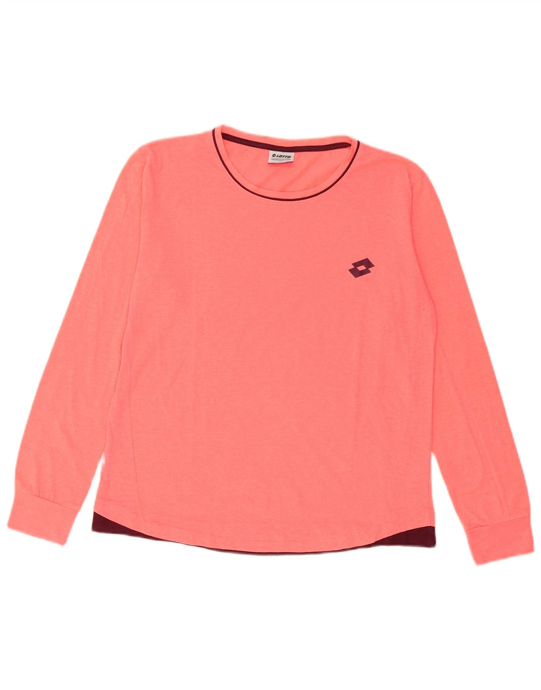 Lotto Dame Top Langærmet UK 14 Large Pink Polyester